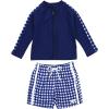 Navy Gingham
