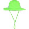 image:imageSwimZip Wide Brim Sun Hat  UPF 50 Protection for Baby Toddler and KidsNeon Lime Green