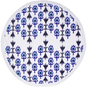 image:imageSwimZip Round Beach Towel Black Sand BeachBlue