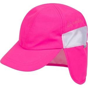 image:imageSwimZip Sun Hat with Neck Flap  UPF 50 Protection for Baby Toddler and KidsNeon Shocking Pink