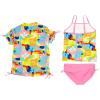 image:imageSwimZip Girls Short Sleeve Rash Guard with Tankini amp Bottoms  1012  DaisyJoyful