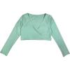 image:imageSwimZip Girls UPF Wrap Top 1 Piece Multiple ColorsMint