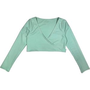 image:imageSwimZip Girls UPF Wrap Top 1 Piece Multiple ColorsMint