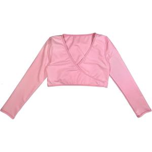 image:imageSwimZip Girls UPF Wrap Top 1 Piece Multiple ColorsPink
