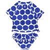 image:imageSwimZip Baby Rash Guard Set  Girl Short Sleeve 2 Piece Swimsuit with SPFDot