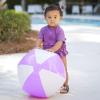 image:imageSwimZip Baby Rash Guard Set  Girl Short Sleeve 2 Piece Swimsuit with SPFPurple