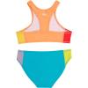 image:imageSwimZip Girls Halter Top and Bikini Bottom 2 Piece Set UPF 50 Sun ProtectionColor Pop