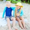 image:imageSwimZip Girls Halter Top and Bikini Bottom 2 Piece Set UPF 50 Sun ProtectionDeep Dive