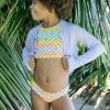 image:imageSwimZip Girls Halter Top and Bikini Bottom 2 Piece Set UPF 50 Sun ProtectionGamified