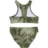 image:imageSwimZip Girls Halter Top and Bikini Bottom 2 Piece Set UPF 50 Sun ProtectionHawaiian Rainforest