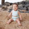 image:imageSwimZip Girls Halter Top and Bikini Bottom 2 Piece Set UPF 50 Sun ProtectionLight Blue