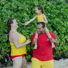 image:imageSwimZip Girls Halter Top and Bikini Bottom 2 Piece Set UPF 50 Sun ProtectionLobster