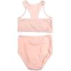 image:imageSwimZip Girls Halter Top and Bikini Bottom 2 Piece Set UPF 50 Sun ProtectionPeach Whip