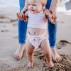 image:imageSwimZip Girls Halter Top and Bikini Bottom 2 Piece Set UPF 50 Sun ProtectionPeach Whip