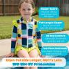image:imageSwimZip Girls Long Sleeve Rash Guard and Bikini Bottoms Swimsuit Set  UPF 50Check It Out