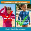 image:imageSwimZip Girls Long Sleeve Rash Guard and Bikini Bottoms Swimsuit Set  UPF 50Coastal
