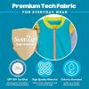 image:imageSwimZip Girls Long Sleeve Rash Guard and Bikini Bottoms Swimsuit Set  UPF 50Color Pop