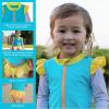 image:imageSwimZip Girls Long Sleeve Rash Guard and Bikini Bottoms Swimsuit Set  UPF 50Color Pop