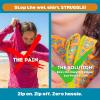 image:imageSwimZip Girls Long Sleeve Rash Guard and Bikini Bottoms Swimsuit Set  UPF 50Kaleidoscope