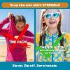 image:imageSwimZip Girls Long Sleeve Rash Guard and Bikini Bottoms Swimsuit Set  UPF 50Lemons