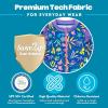 image:imageSwimZip Girls Long Sleeve Rash Guard and Bikini Bottoms Swimsuit Set  UPF 50Tropadelic