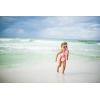 image:imageSwimZip Girls One Shoulder Top  High Waist Bottom Swimsuit 2 Piece  UPF 50Peach