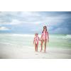 image:imageSwimZip Girls One Shoulder Top  High Waist Bottom Swimsuit 2 Piece  UPF 50Peach
