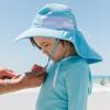 image:imageSwimZip Girls Wide Brim Sun Hat  UPF 50 Sun ProtectionAqua Sky