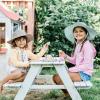 image:imageSwimZip Girls Wide Brim Sun Hat  UPF 50 Sun ProtectionBrown