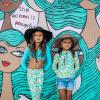 image:imageSwimZip Girls Wide Brim Sun Hat  UPF 50 Sun ProtectionBrown