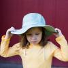 image:imageSwimZip Girls Wide Brim Sun Hat  UPF 50 Sun ProtectionMint