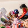 image:imageSwimZip Girls Wide Brim Sun Hat  UPF 50 Sun ProtectionNavy