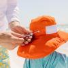 image:imageSwimZip Girls Wide Brim Sun Hat  UPF 50 Sun ProtectionOrange