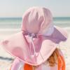 image:imageSwimZip Girls Wide Brim Sun Hat  UPF 50 Sun ProtectionPink
