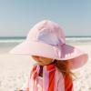 image:imageSwimZip Girls Wide Brim Sun Hat  UPF 50 Sun ProtectionPink