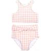 Peach Gingham