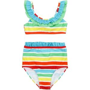 image:imageSwimZip Girls Bikini 2 Piece Swimsuit  UPF 50 Sun Protection  Multiple ColorsRainbow