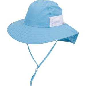 image:imageSwimZip Girls Wide Brim Sun Hat  UPF 50 Sun ProtectionAqua Sky