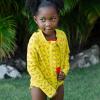 image:imageSwimZip Girls Long Sleeve Rash Guard amp 1Piece Swimsuit  UPF 50 Sun ProtectionLobster