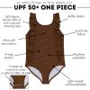 image:imageSwimZip Girls Ruffle OnePiece Swimsuit with UPF 50 Sun ProtectionCold Brew