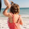 image:imageSwimZip Girls Ruffle OnePiece Swimsuit with UPF 50 Sun ProtectionDaisy