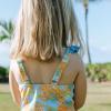 image:imageSwimZip Girls Ruffle OnePiece Swimsuit with UPF 50 Sun ProtectionGroovy