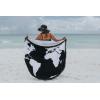 image:imageSwimZip Round Beach Towel Black