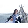 image:imageSwimZip Round Beach Towel Black