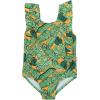 image:imageSwimZip Girls Ruffle OnePiece Swimsuit with UPF 50 Sun ProtectionThe Tropics