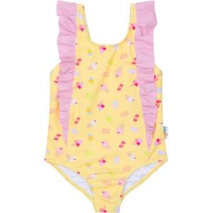 image:imageSwimZip Girls Ruffle OnePiece Swimsuit with UPF 50 Sun ProtectionSweetie