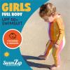 image:imageSwimZip Girls LongSleeve UPF 50 Swimsuit for Baby Toddler amp Little GirlsBe Bold