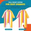 image:imageSwimZip Girls LongSleeve UPF 50 Swimsuit for Baby Toddler amp Little GirlsBe Bold