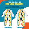 image:imageSwimZip Girls LongSleeve UPF 50 Swimsuit for Baby Toddler amp Little GirlsCheck It Out