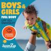 image:imageSwimZip Girls LongSleeve UPF 50 Swimsuit for Baby Toddler amp Little GirlsCoral